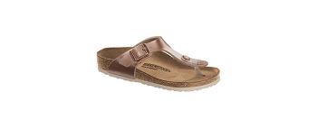 Dětské Gizeh Birkenstock Birko-flor Narrow Zlaté | CZ 151KOR